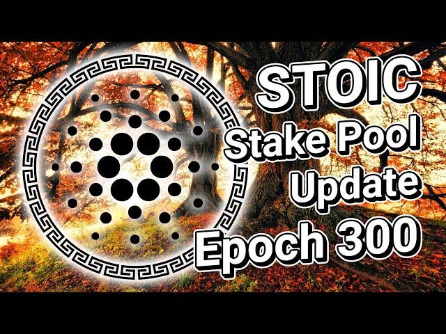 STOIC Pool Update: Epoch 300 - SundaeSwap ISPO & Catalyst Project Teaser