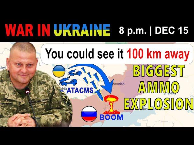 15 Dec: ATACMS WIPE OUT A MASSIVE RUSSIAN AMMO DEPOT | War in Ukraine Explained