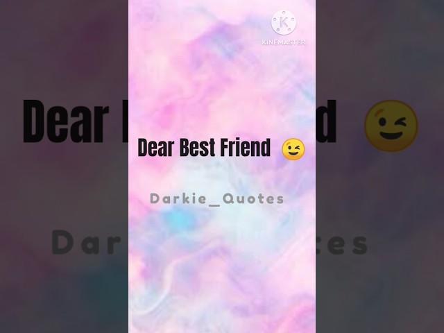 Best friend Quotes|| Best Friend is god gifted|| #feeling