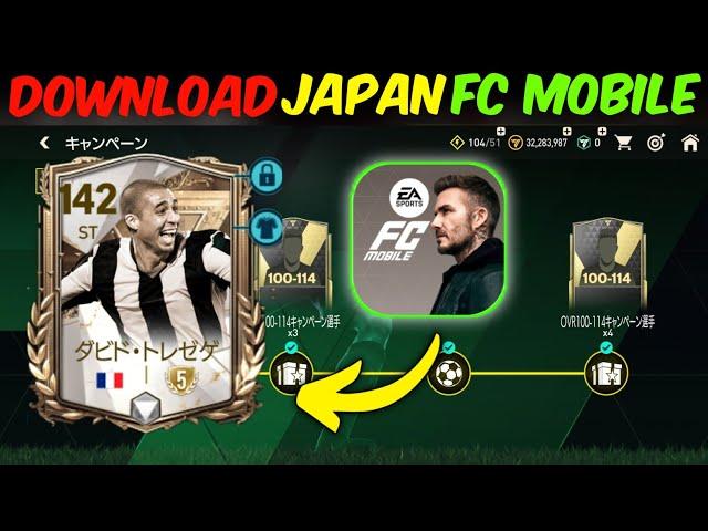 HOW TO DOWNLOAD JAPANESE LATEST VERSION CARA MOD APKPURE NEXON PLAY STORE IN EA FC FIFA MOBILE 24 25