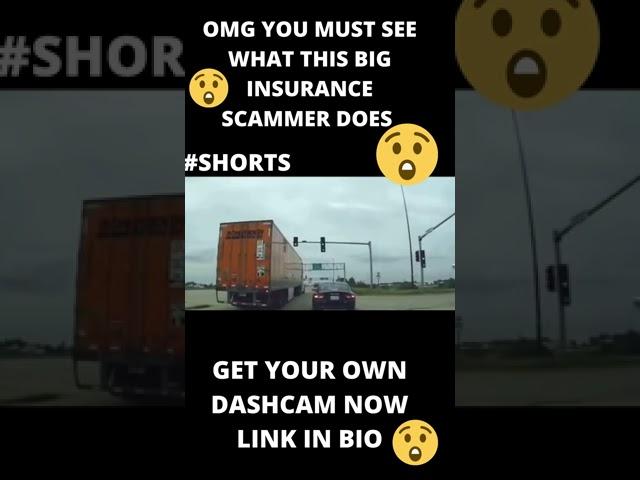 GUY DOES INSANE BRAKE CHECK CAUGHT ON DASHCAM #SHORTS