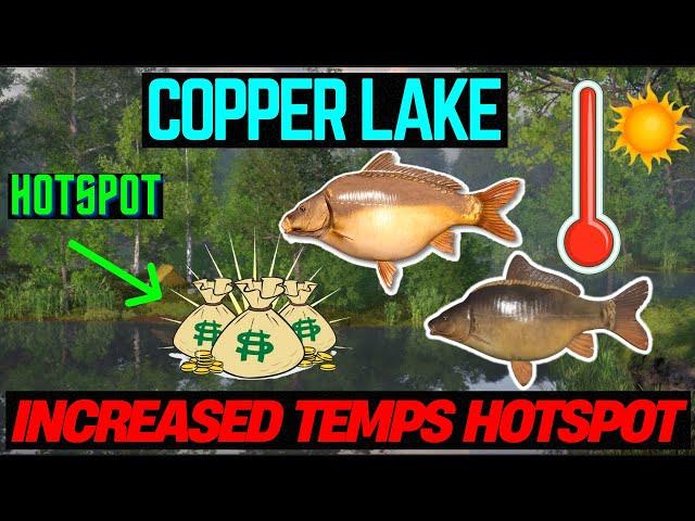 Russian Fishing 4 ACTIVE Increased Temperature Spot (Copper Lake)