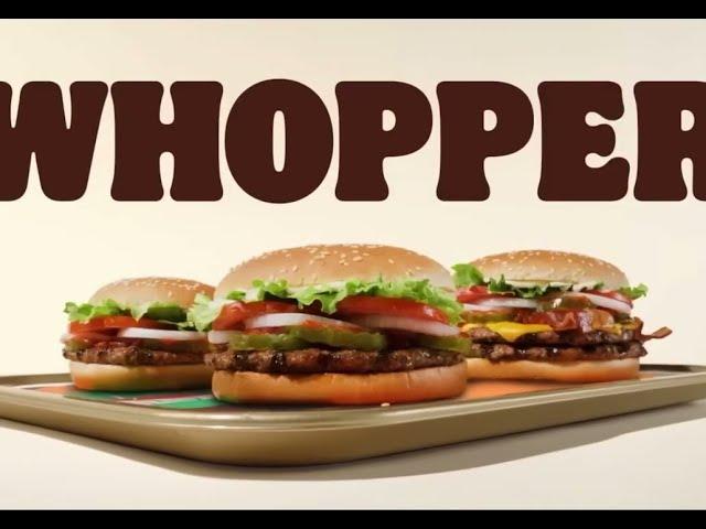 Whopper Whopper Ad, But he travels through time