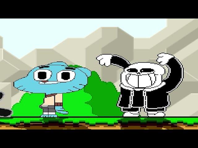 FUNNY MUGENS UNDERPANTS SANS & GUMBALL TEAM UP VS MUGEN CHARACTERS IN SURVIVAL MODE | FUNNY GAMING