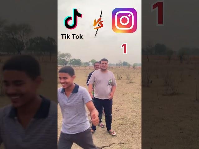 Tik tok vs Instagram voting compitition #tiktok #instagram #reels #tiktokvideo #ytshort #challenge