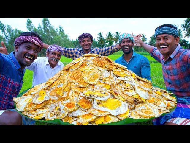 1000 FULL BOILED EGGS | Egg Omelette Recipe Cooking with South Indian Village Style | Egg Recipes