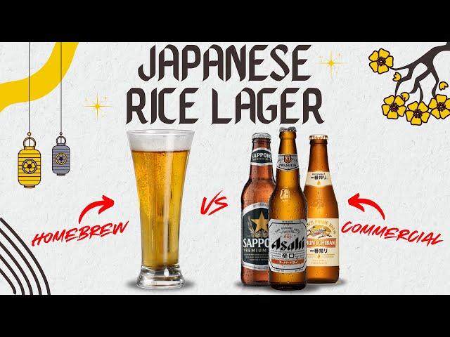 Japanese RICE LAGER All Grain Recipe! Can We BREW better than Asahi?