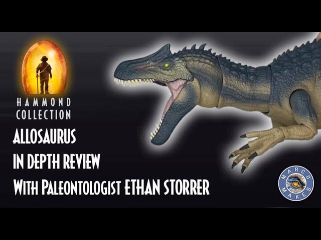 IN DEPTH REVIEW of the Hammond Collection ALLOSAURUS with Paleontologist Ethan Storrer