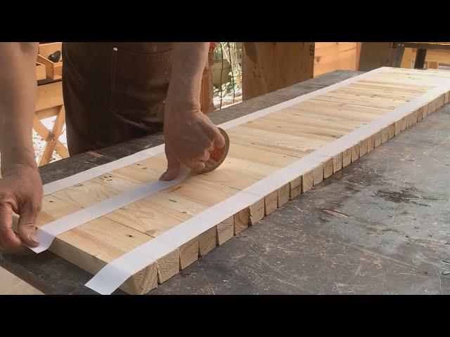 Super Beautiful And Creative Coffee Table Design // Project From Cheap Wooden Pallets