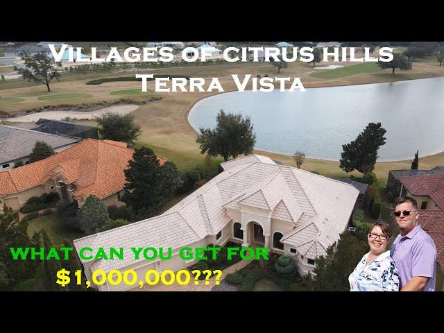 Property Tour $1,000,000 home in Bellamy Ridge of Terra Vista Citrus Hills Citrus County Florida