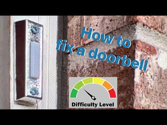 How To Fix a Doorbell | Addresses all common problems!