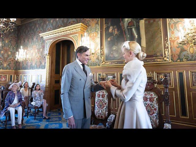 Le Mariage somptueux du prince Charles Philippe d'Orléans et de Naomi Valeska Kern à Orléans