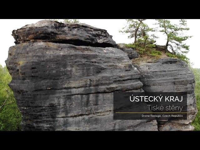 Drone | Czech Republic, Ústecký kraj, Tiské stěny