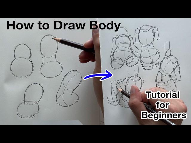 Basic Body Drawing Tutorial for Beginners
