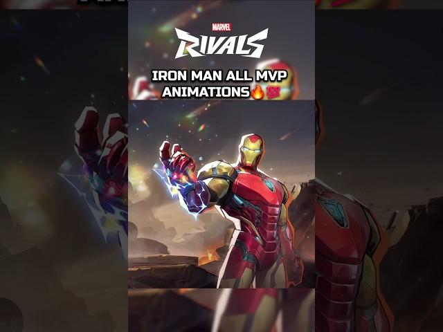 IRONMAN MVP ANIMATIONS FROM MARVEL RIVALS