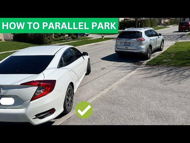 Parallel Parking Driving Test !#drivingtest #parking #lesson