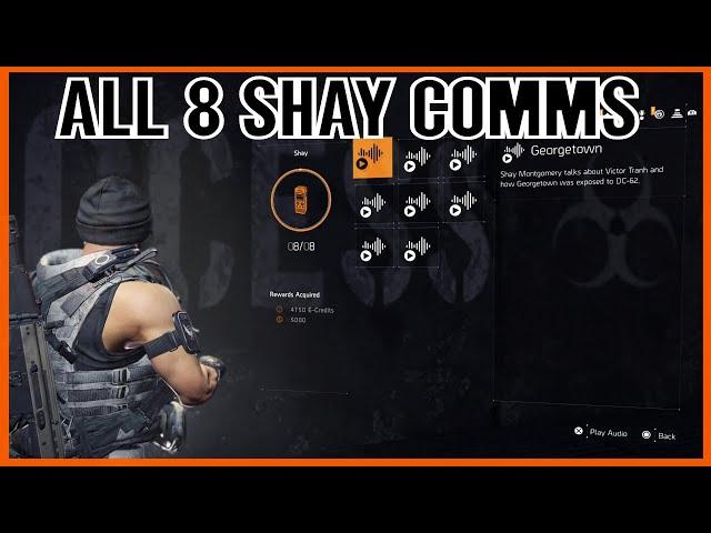 The Division 2 All Shay Comms Locations (Division 2 Comms Collectibles)