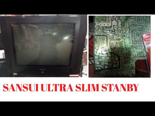 sansui/videocon ultra slim 21" CRT TV STANDBY PROBLEM FULL TUTORIAL VIDEO STEP BY STEP