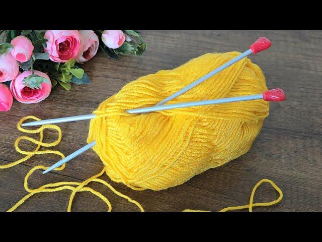 This knitting pattern is so beautiful and easy that you'll love it.