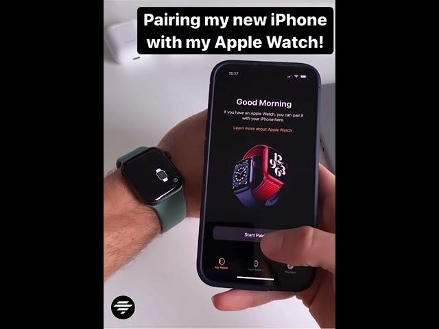 Pairing my apple watch with iPhone 