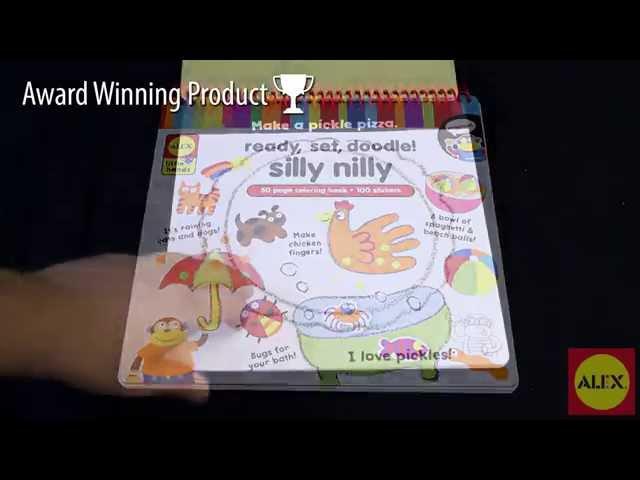 Alex Toys' Ready, Set Doodle Silly Nilly Activity Book (1402NN)
