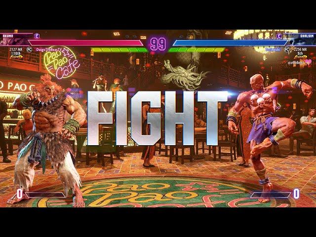 SF6  DaigoTheBeast (Akuma) Vs Torimeshi (Rank #1 Dhalsim) SF6 High Level Match's!