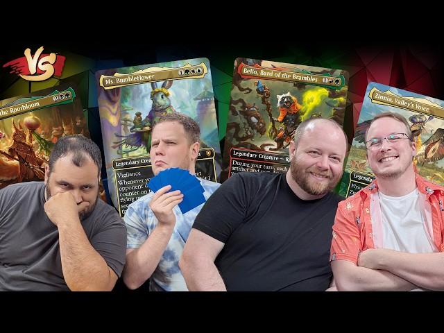 Bloomburrow Precons | Commander VS | Bumbleflower vs Bello vs Zinnia vs Hazel