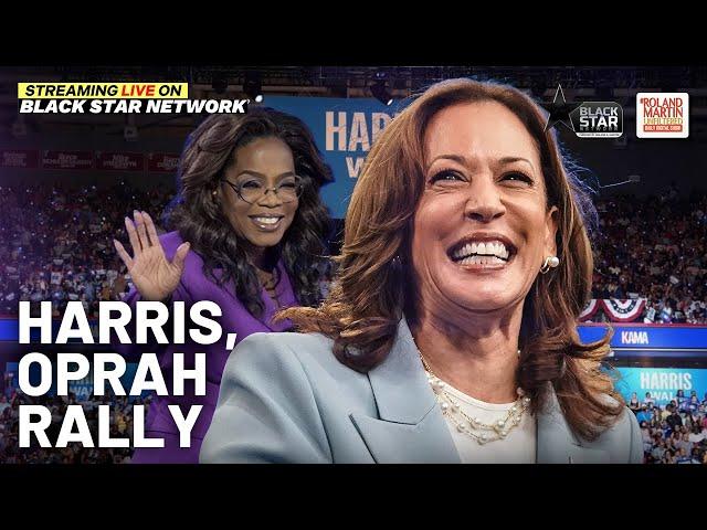 LIVE! VP Kamala Harris and Oprah Winfrey Unite for America Rally In Detroit