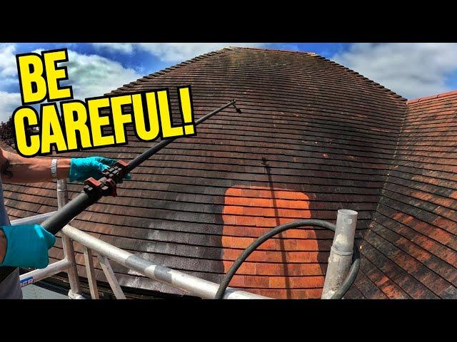 I Can't Take Another BREAK! Roof Cleaning is EASY WORK!