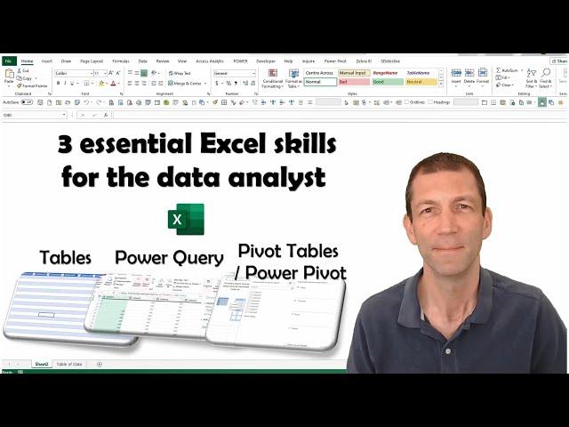 3 Essential Excel skills for the data analyst