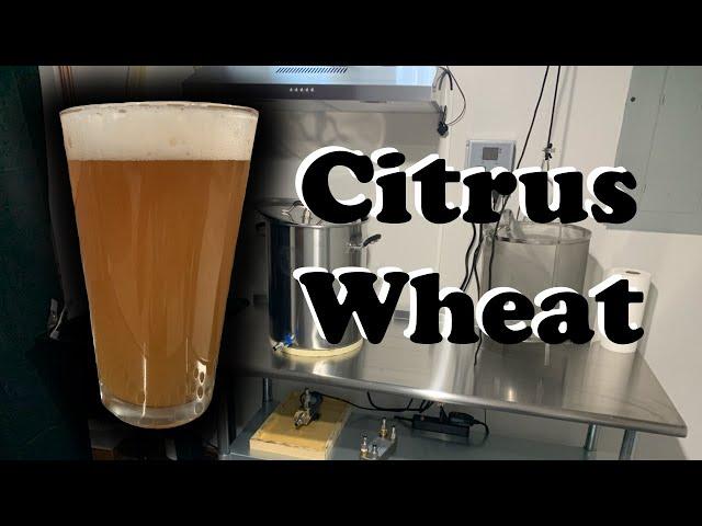 Brewing a Citrus Wheat Ale on Clawhammer BIAB | Grain to Glass