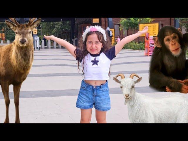 HAYVANAT BAHÇESİ YOLCULUK VLOG || ESMA ORMANYA'YA GİTTİ MAYMUN ZEBRA SİNCAP GÖRDÜ