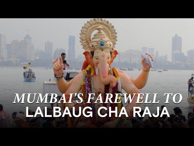 Watch how Mumbai turns into one big party as 25 LAKH Mumbaikars bid farewell to Lalbaug Cha Raja!