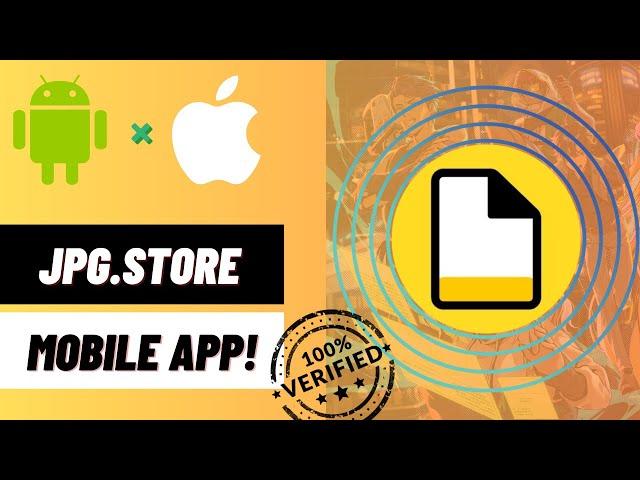 JPG Store Mobile App LIVE On IOS & ANDROID! Cardano's TOP NFT Marketplace!