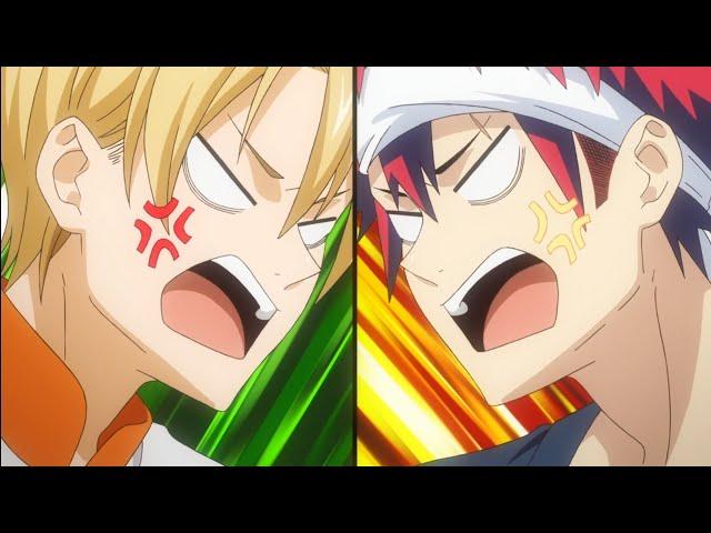 The Power of Soma and Takumi's Teamwork | Shokugeki no Soma S5 Episode 8