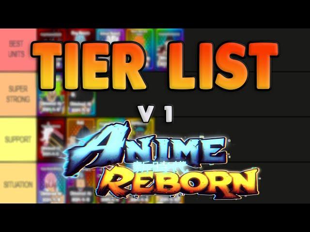 NEW Update 1 Anime Reborn Tier List* Who You Should Summon For? Meta