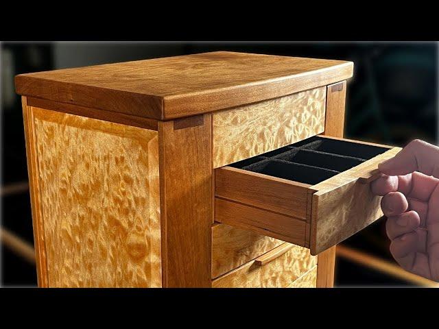 Woodworking Build: Figured Maple Jewelry Box