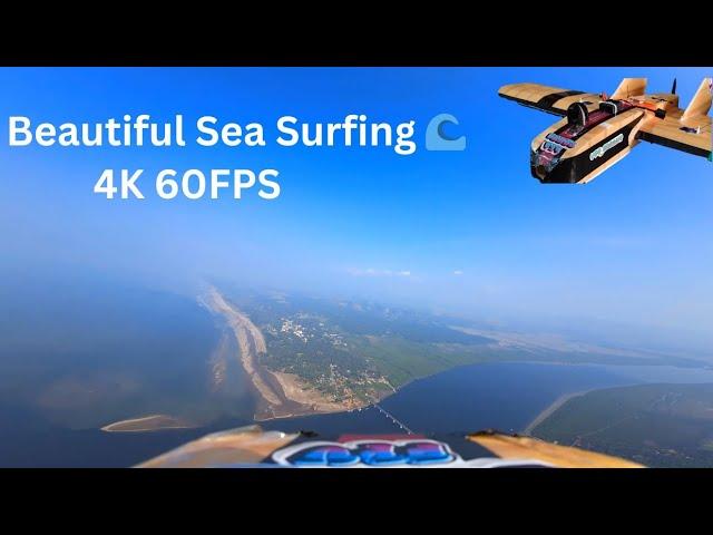 BEAUTIFUL SEA SURFING . #fpv #4k #drone #4kfpv #fpvdrone #cenematic #travel #beautiful #amazing