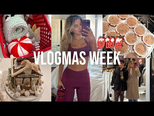 VLOGMAS WEEK ONE  shopping, decorating, baking & seeing Wicked !