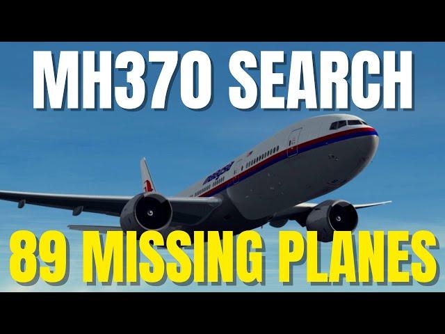 MH370 Search - Almost 90 Missing Planes  #mh370search
