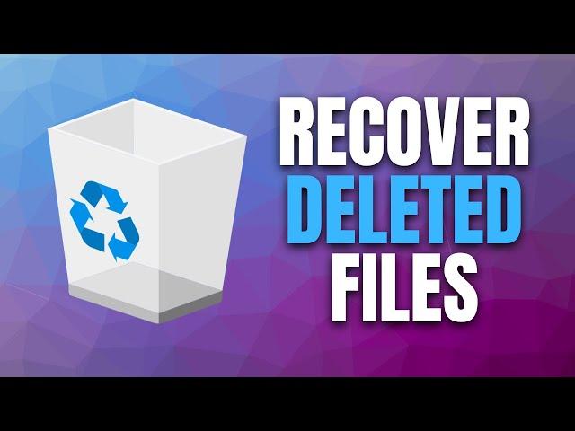 How to Recover DELETED Files from your PC (Windows 11 Data Recovery Tutorial)