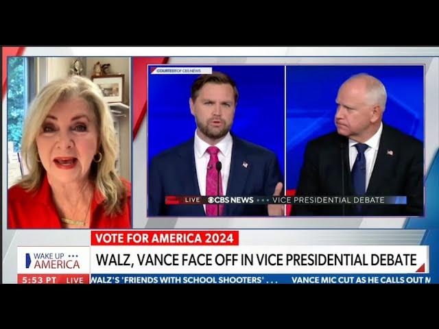 ‘Wake Up America’: Sen. Blackburn on JD Vance’s Successful Debate Performance Last Night