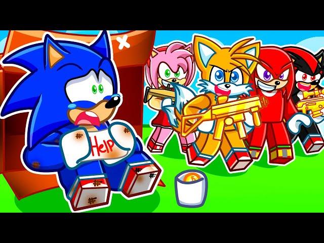 Sonic Becomes Homeless In Roblox Rivals…