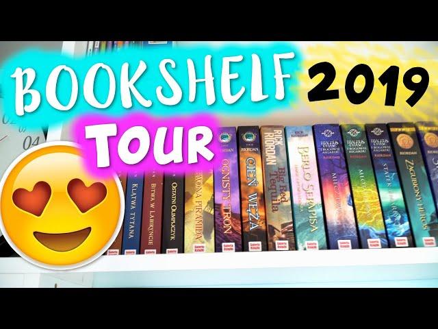 BOOKSHELF TOUR 2019! // Moja biblioteczka