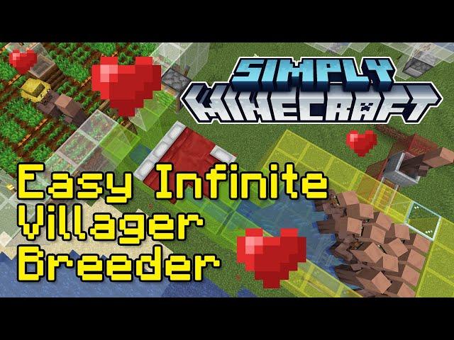 Easy Infinite Villager Breeder Tutorial | Simply Minecraft (Java Edition 1.18/1.19)