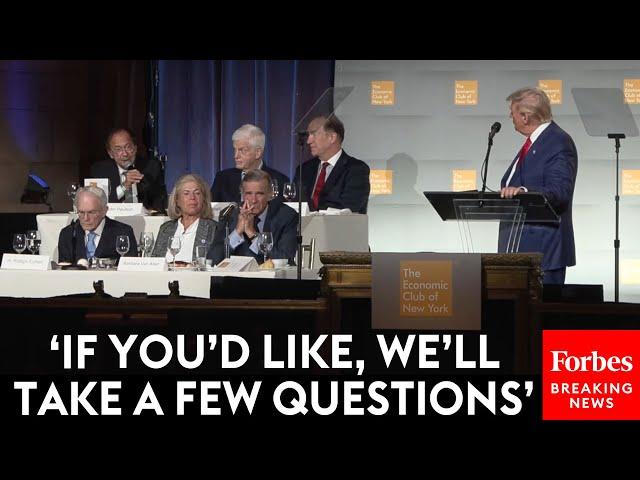 BREAKING NEWS: Trump Takes Question After Question About The Economy, National Security, And More