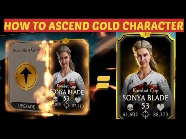 Ascended gold character. How to Ascend a gold character for brutality?