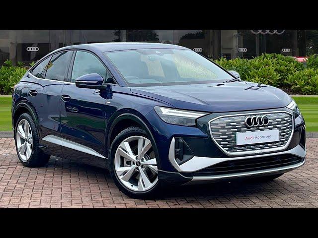 Approved Used Audi Q4 Sportback S Line 40 e-tron | Stafford Audi