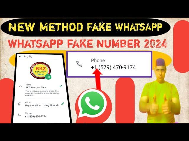 How to make fake WhatsApp account with fake number || fake WhatsApp number || fake WhatsApp account