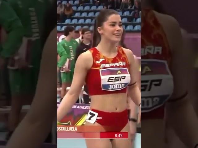 Beautiful Spanish Sprinter Wins #beautiful #athletics #trackandfield